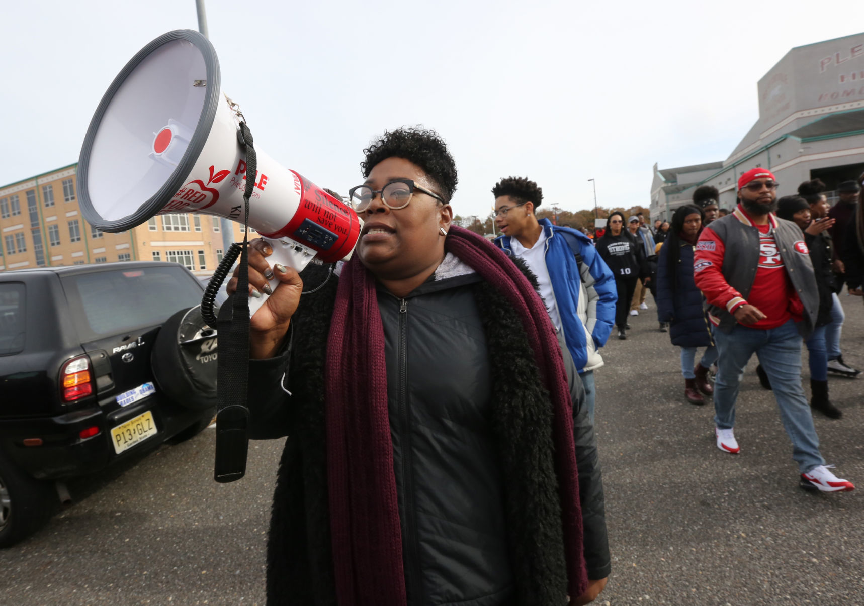 Pleasantville peace march